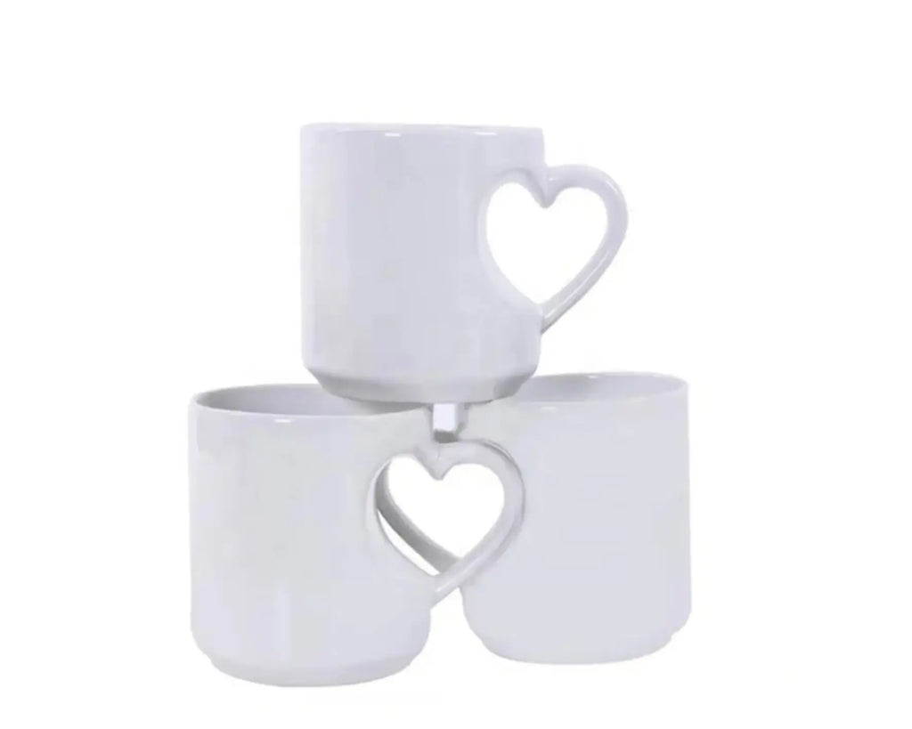 TASSES BLANCHE MANCHE DE COEUR 11oz Nairastore