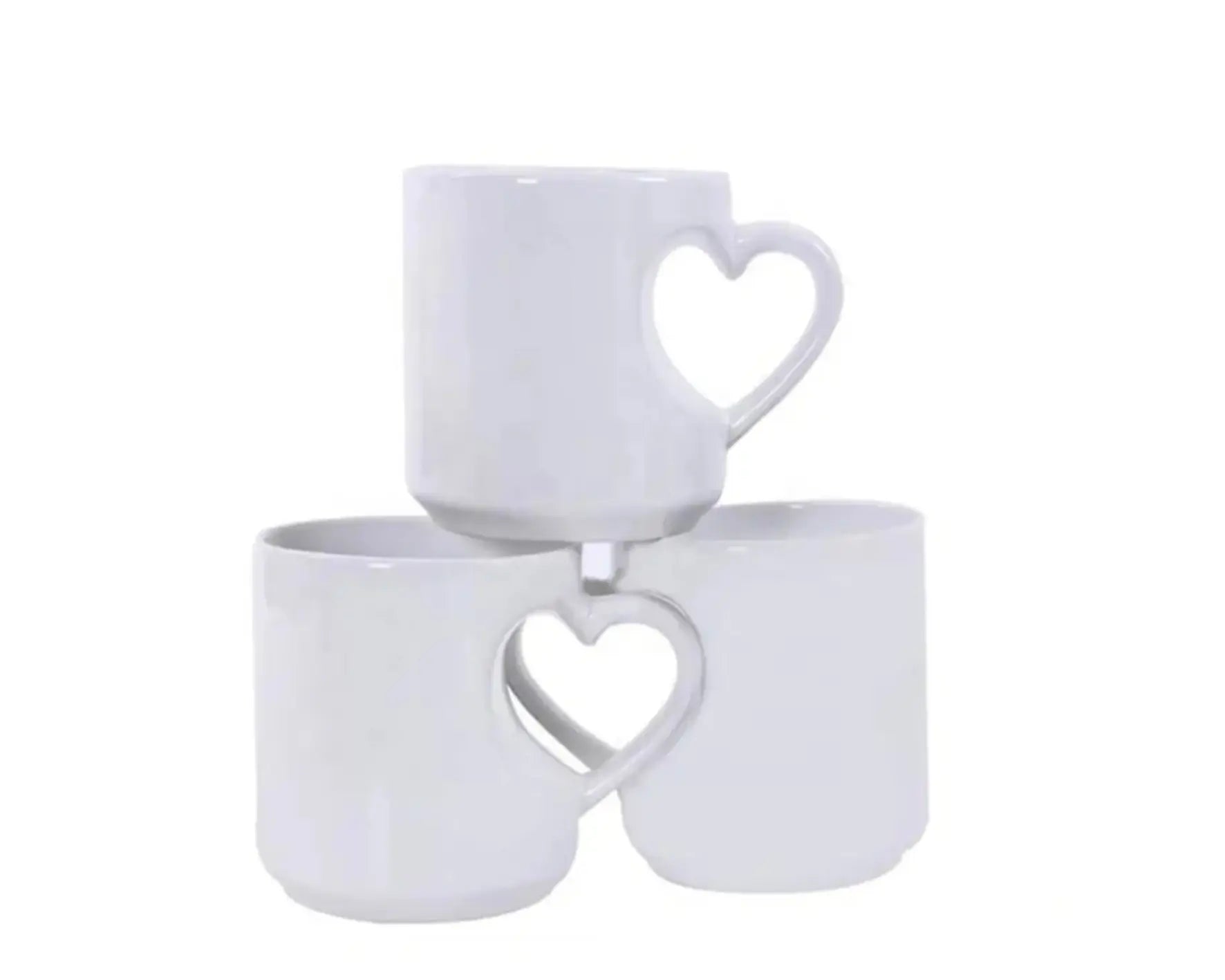 TASSES BLANCHE MANCHE DE COEUR 11oz Nairastore